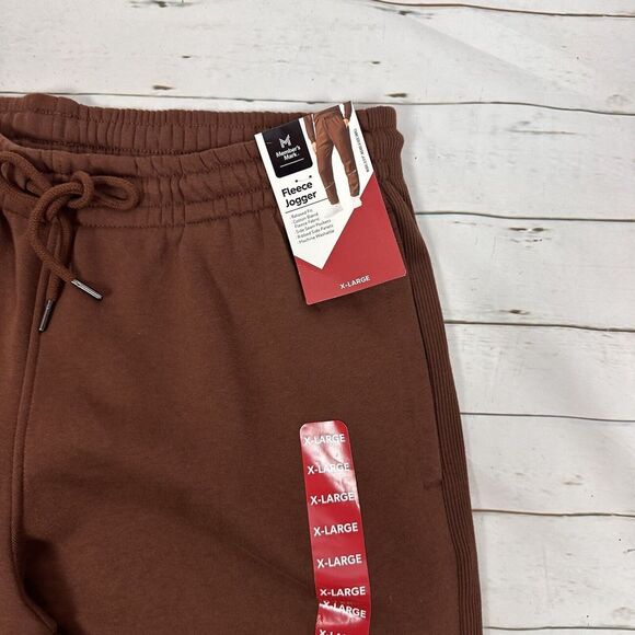 Member's Mark Ladies Fleece Jogger Size XL Cinnamon Stick - Picture 7 of 8